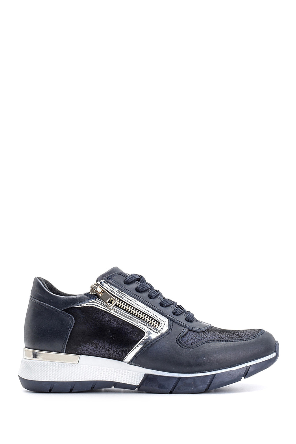 Kadın Fermuar Detaylı Sneaker
