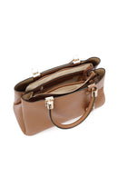 Women's Tan Long Strap Handbag with Accessory Detail | Derimod