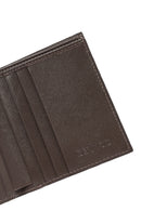 Men's Brown Leather Card Holder | Derimod