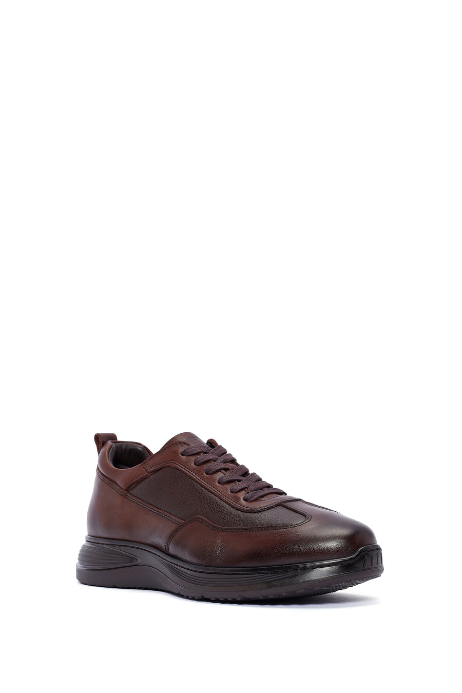Men's Brown Leather Casual Sneaker