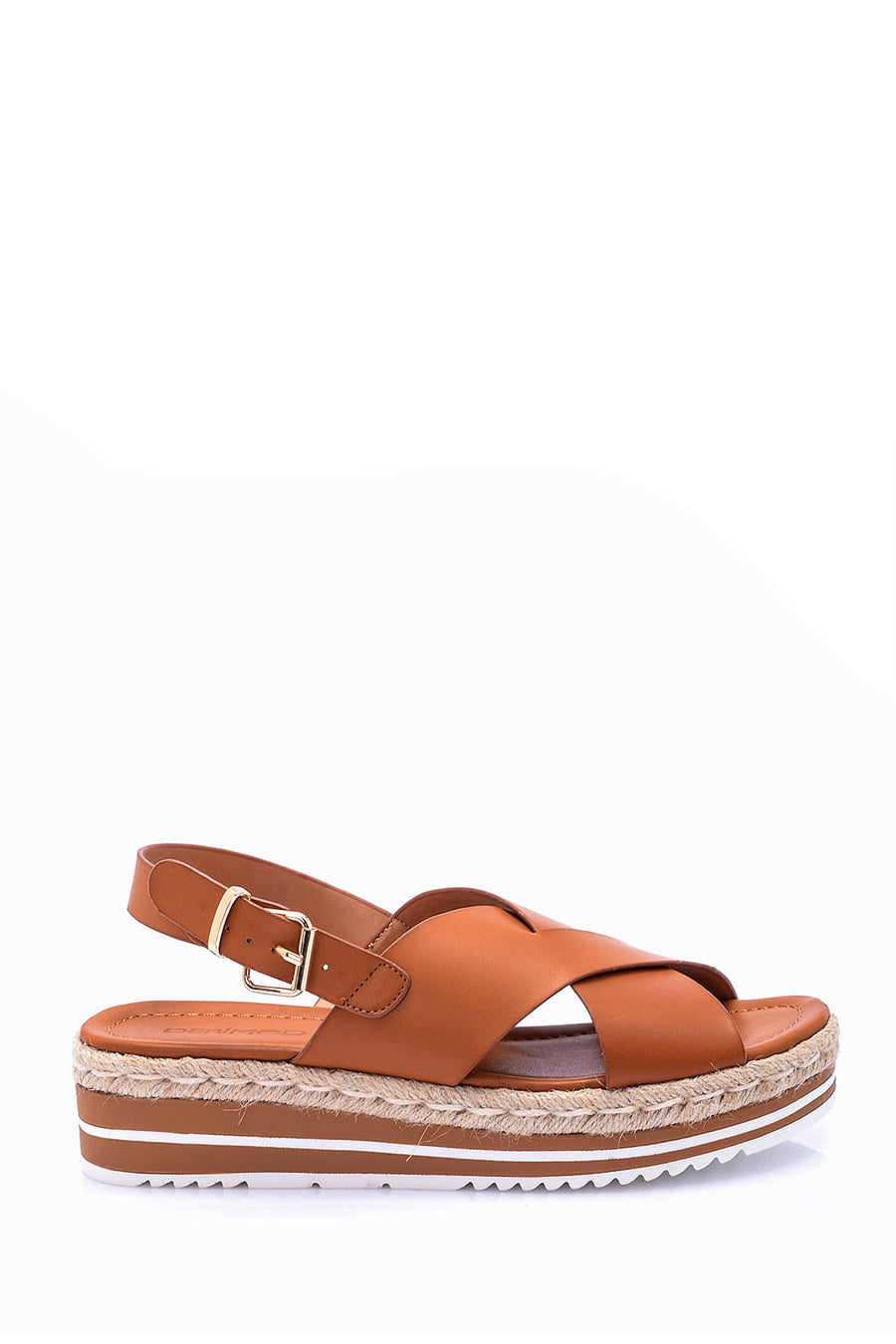 Women's Straw Detailed Sandals 19SFE273218 | Derimod