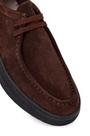 Men's Brown Lace-Up Suede Leather Casual Shoes | Derimod