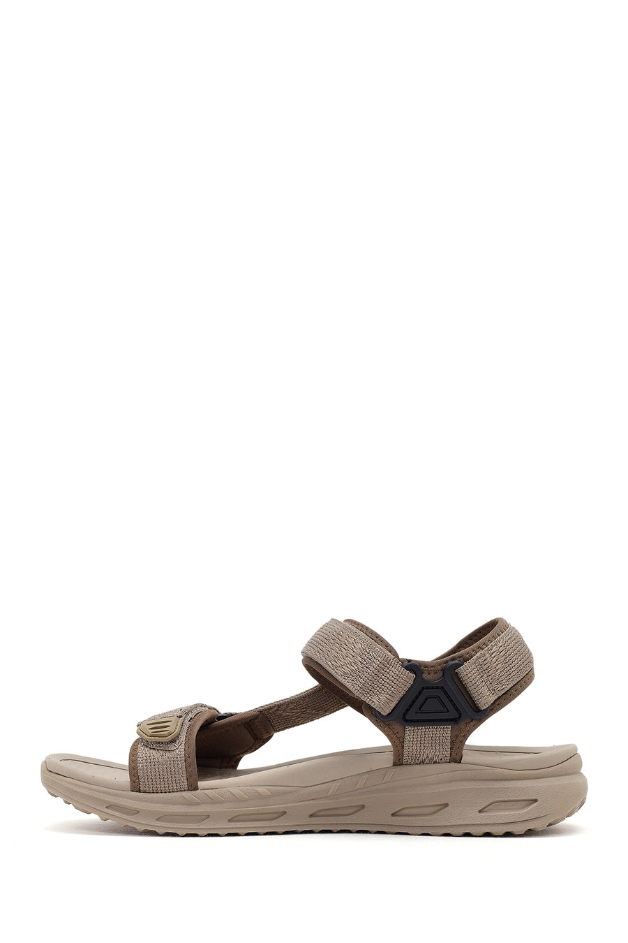 Derimod Zero Male Beige Strapped Fabric Sandals