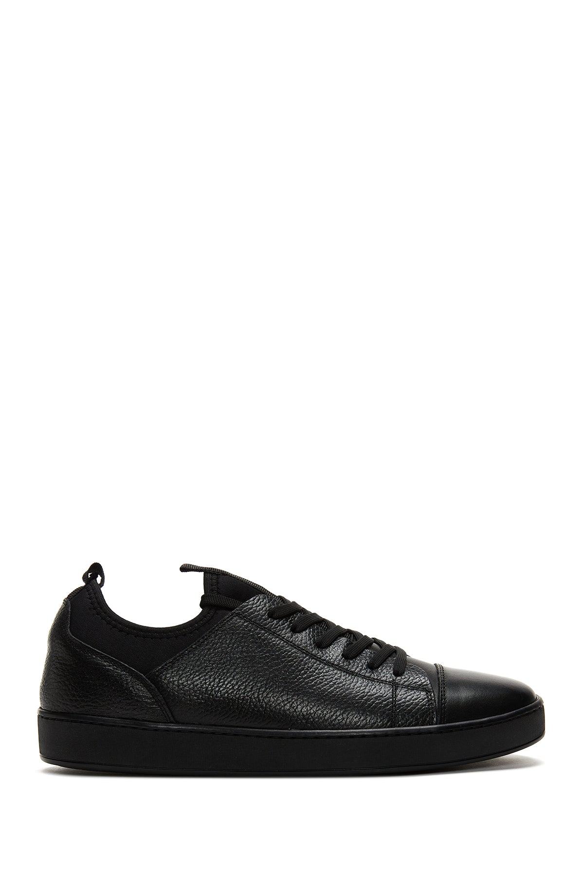 Erkek Siyah Deri Sneaker 22SFD6306FT | Derimod