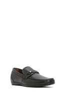 Men's Black Leather Classic Loafer | Derimod