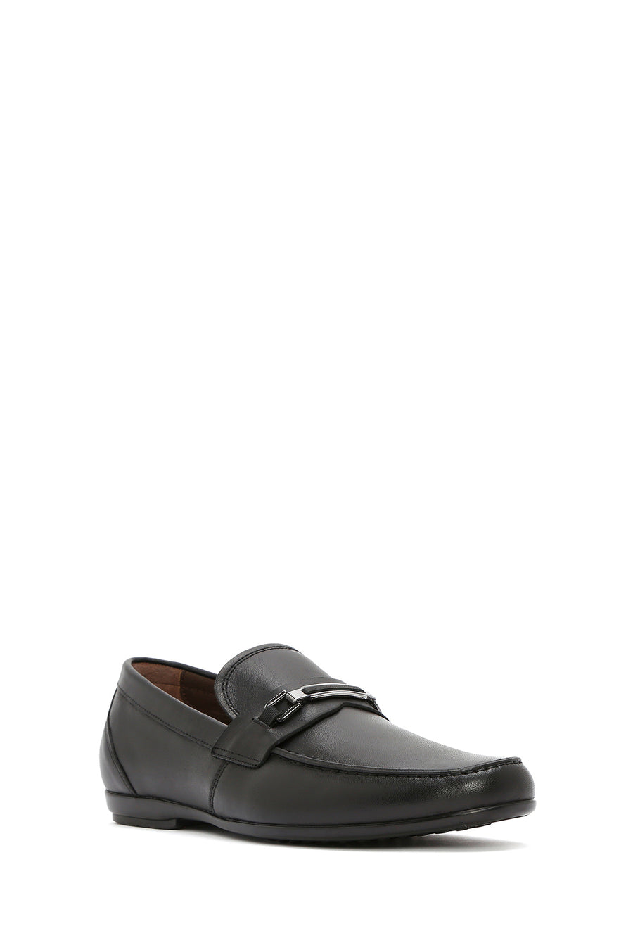 Men's Black Leather Classic Loafer