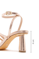 Women's Rose Gold Heeled Sandals | Derimod