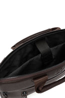 Men's Brown Long Strap Briefcase | Derimod