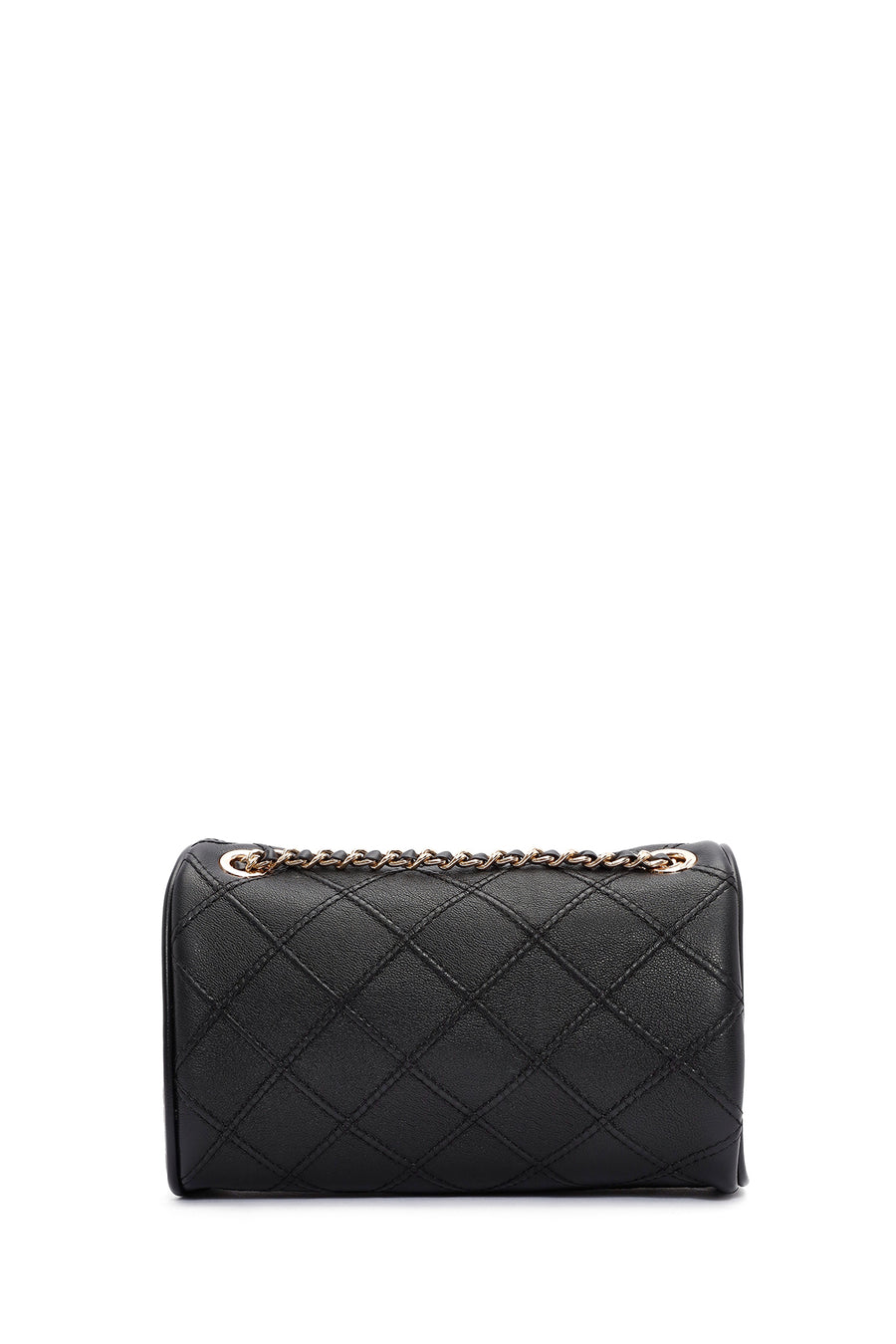 Women's Black Long Strap Printed Shoulder Bag