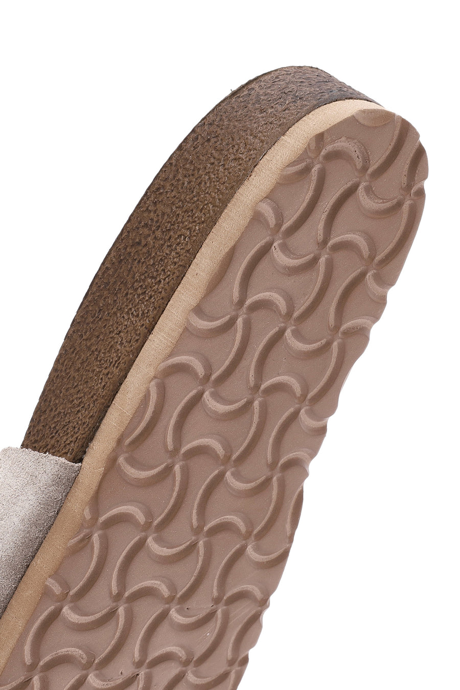 Women's Mink Buckled Suede Leather Slippers