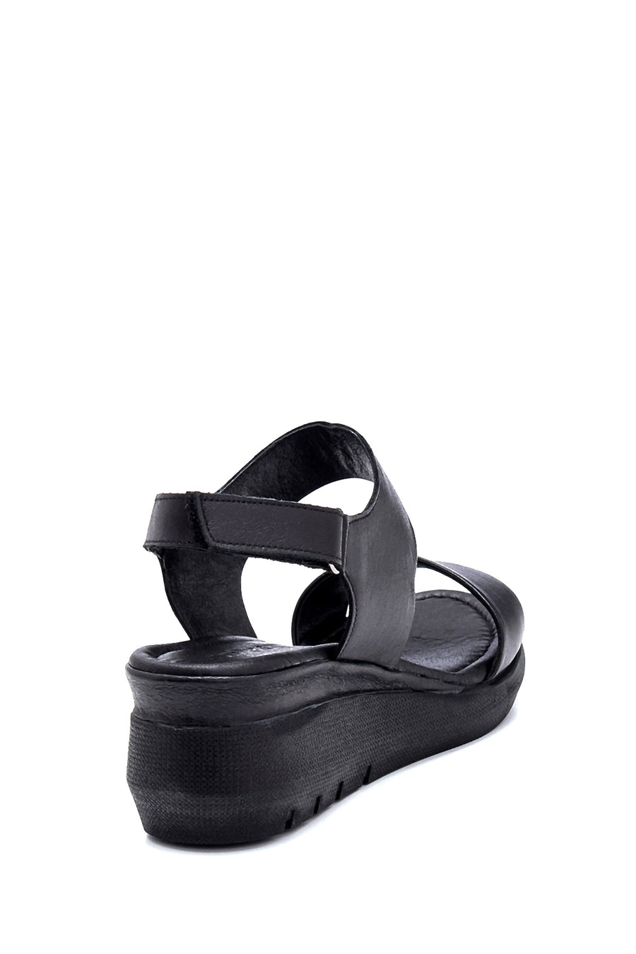 Women's Leather Thick Soled Sandals