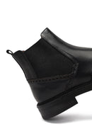 Men's Black Leather Chelsea Boot | Derimod