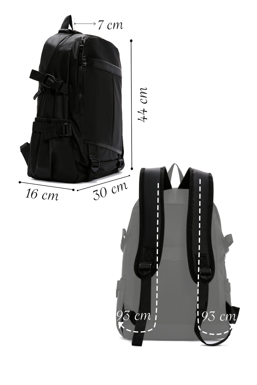 Men's Black Backpack