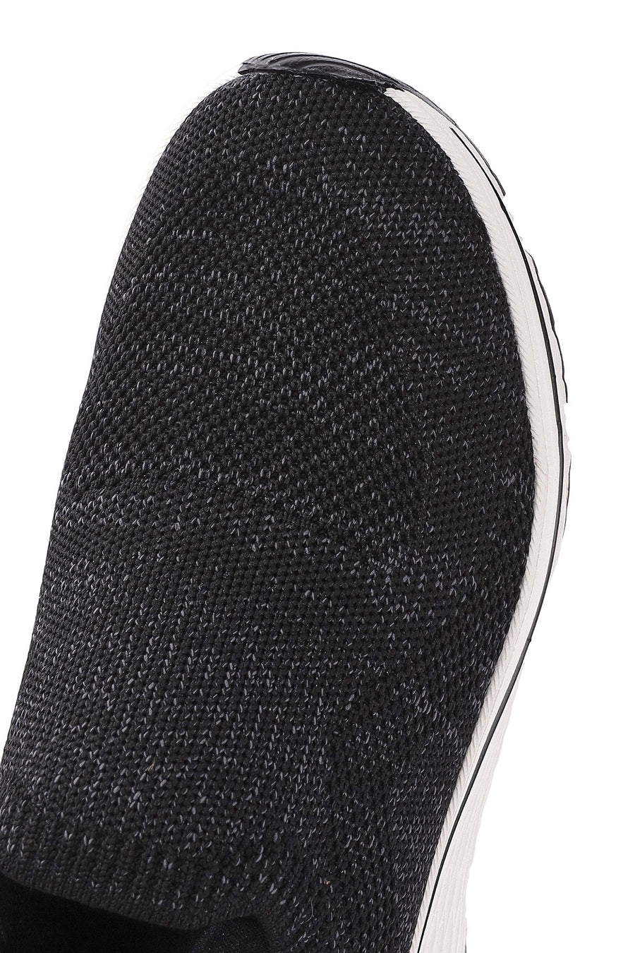 Derimod Zero Women's Black Thick Soled Fabric Sneaker