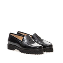 Black Patent Leather Women's Leather Shoes | Derimod