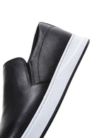 Men's Black Leather Sports Loafer | Derimod