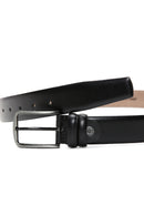 Men's Black Leather Belt | Derimod