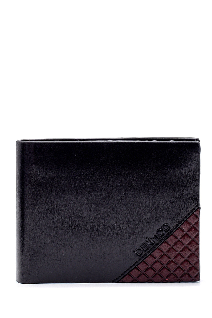 Men's Black Leather Wallet 000A2D309718 | Derimod