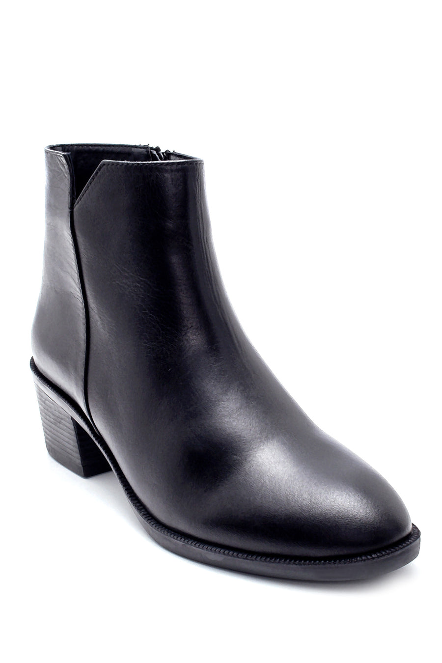 Women's Leather Heeled Boots