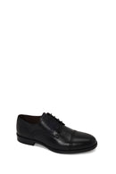 Male Black Lace-Up Leather Casual Shoes | Derimod