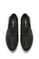 Men's Black Lace-up Leather Casual Shoes | Derimod