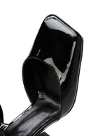 Women's Black Thick Heel Patent Leather Shoes | Derimod