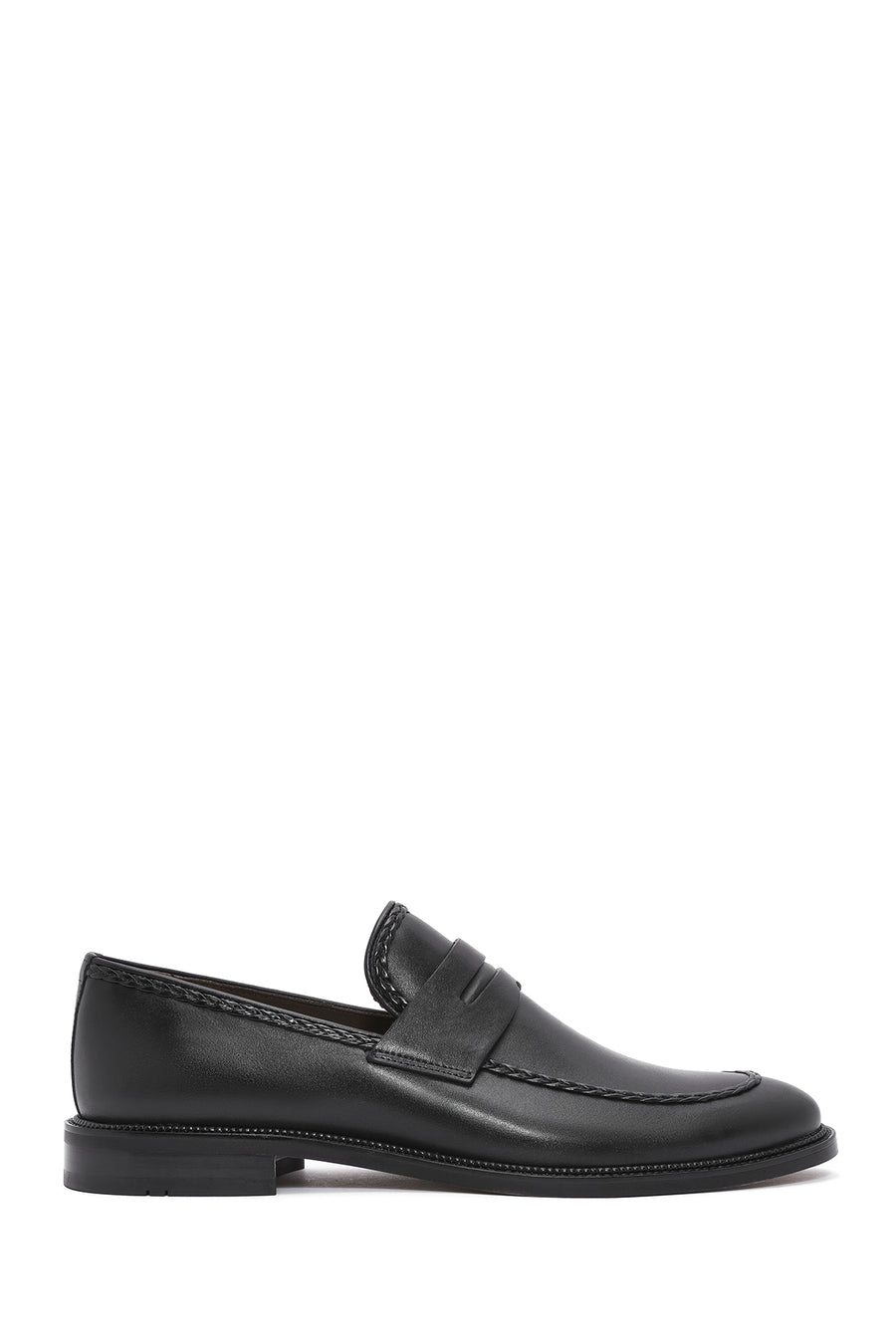 Men's Black Leather Classic Loafer 25SFD602118 | Derimod