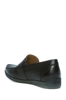 Geox Men's Black Siron W Leather Casual Loafer | Derimod