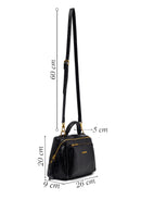 Woman Black Long-Strap Crossbody Bag | Derimod