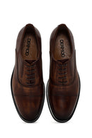 Men's Tan Leather Classic Shoes | Derimod