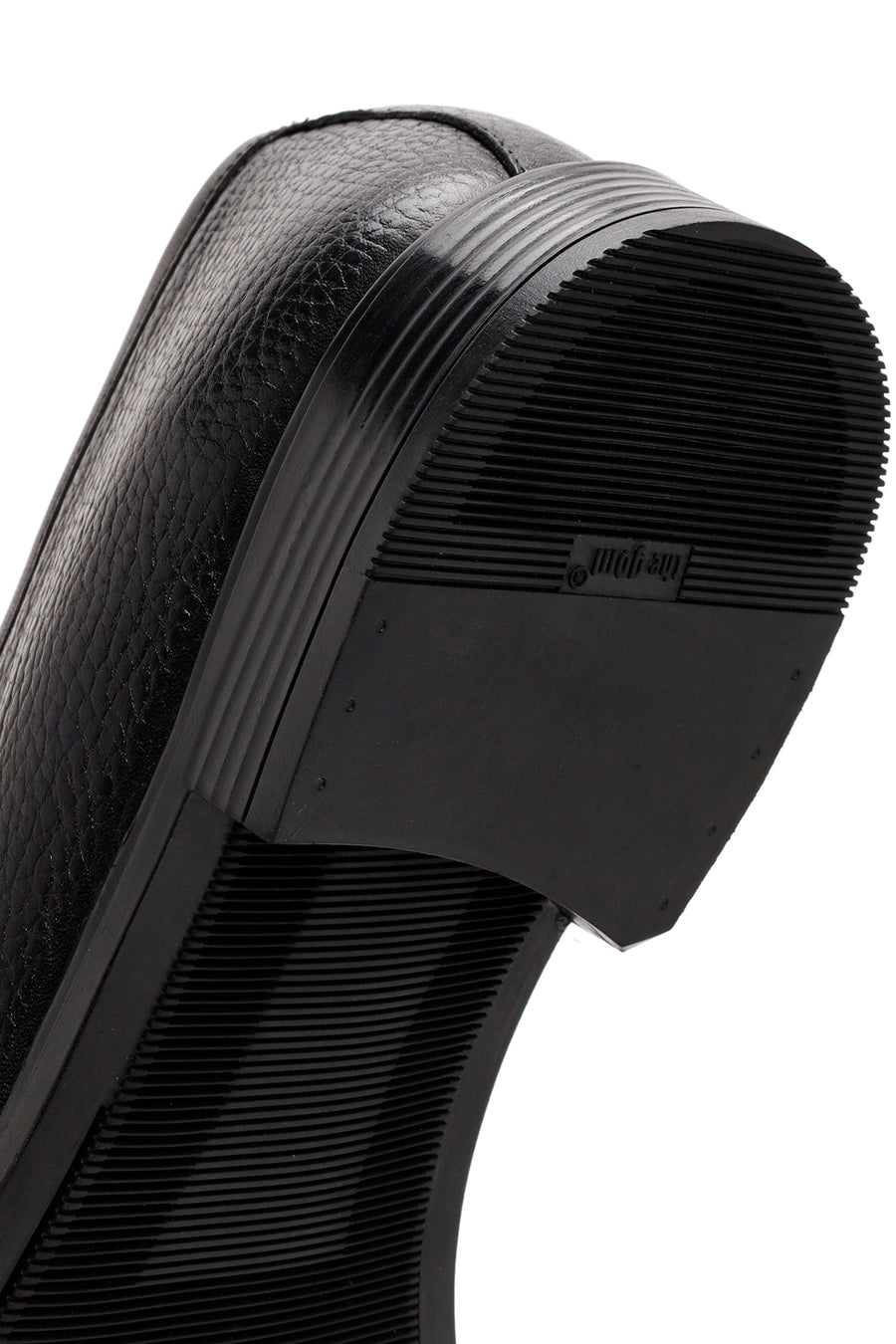 Men's Black Leather Casual Loafer