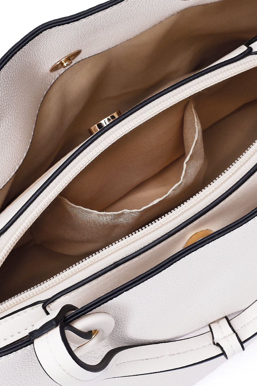 Women's Beige Long Strap Shoulder Bag