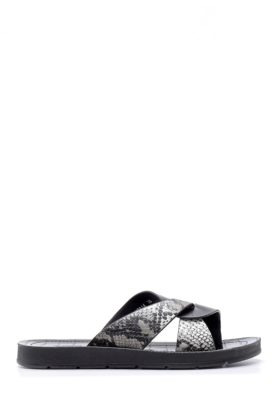 Women's Snakeskin Patterned Slippers 20SFE277314 | Derimod