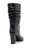 Women's Loose Leather Boots | Derimod