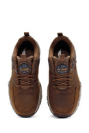 Skechers Men's Brown Arch Fit Recon - Cadell Lace-Up Nubuck Leather Boots | Derimod