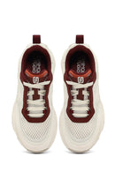 Derimod Studio Women's White Lace-Up Thick-Soled Sneaker | Derimod