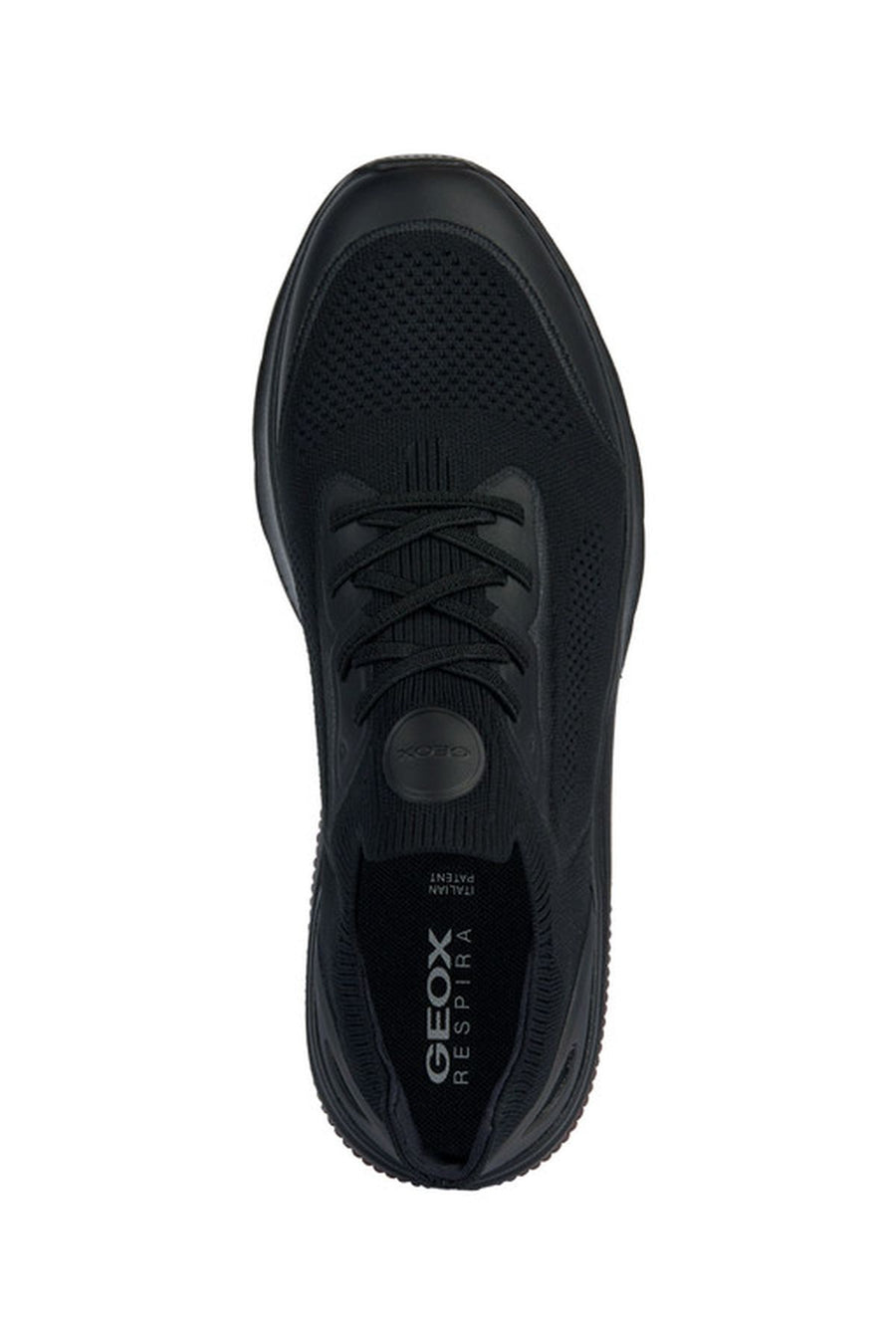 Geox Erkek Siyah Spherica Bağcıklı Kalın Tabanlı Sneaker