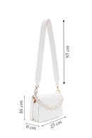 Women's White Long Strap Crossbody Bag | Derimod