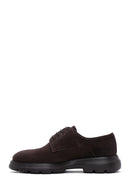 Men's Brown Nubuck Leather Casual Shoes | Derimod