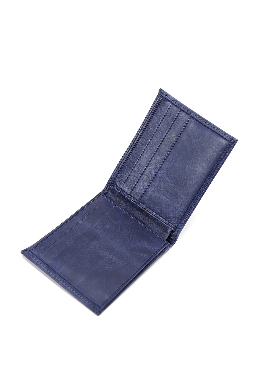 Men's Navy Blue Leather Wallet