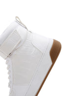 Women's White High Top Sneaker | Derimod