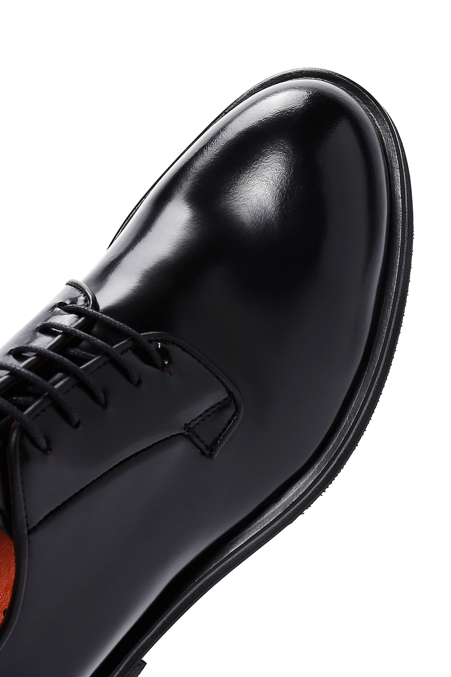 Men's Black Leather Casual Shoes