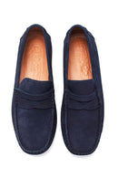 Men's Leather Nubuck Loafer | Derimod