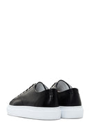 Men's Black Lace-up Leather Sneaker | Derimod