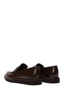 Erkek Kahverengi Deri Casual Loafer | Derimod