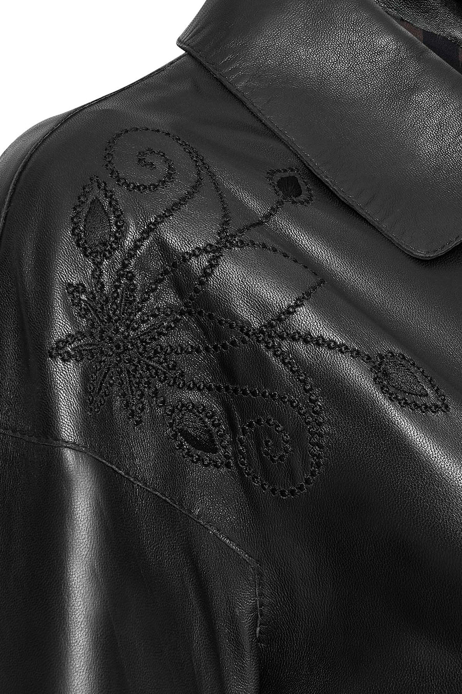 Jennifer Women's Black Leather Jacket