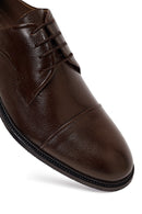 Male Brown Lace-up Leather Casual Shoes | Derimod