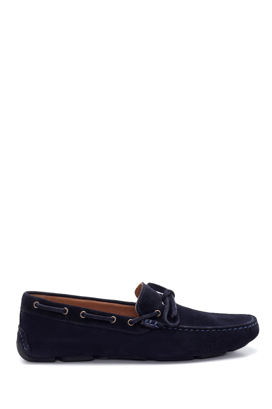 Erkek Lacivert Süet Deri Casual Loafer 22SFD622110 | Derimod