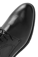 Men's Black Laced Leather Classic Shoes | Derimod