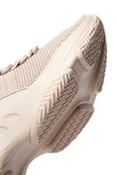 Women's Beige Thick Soled Sneaker | Derimod